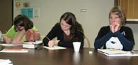 Writers at work at Algona Public Library, Algona, Iowa